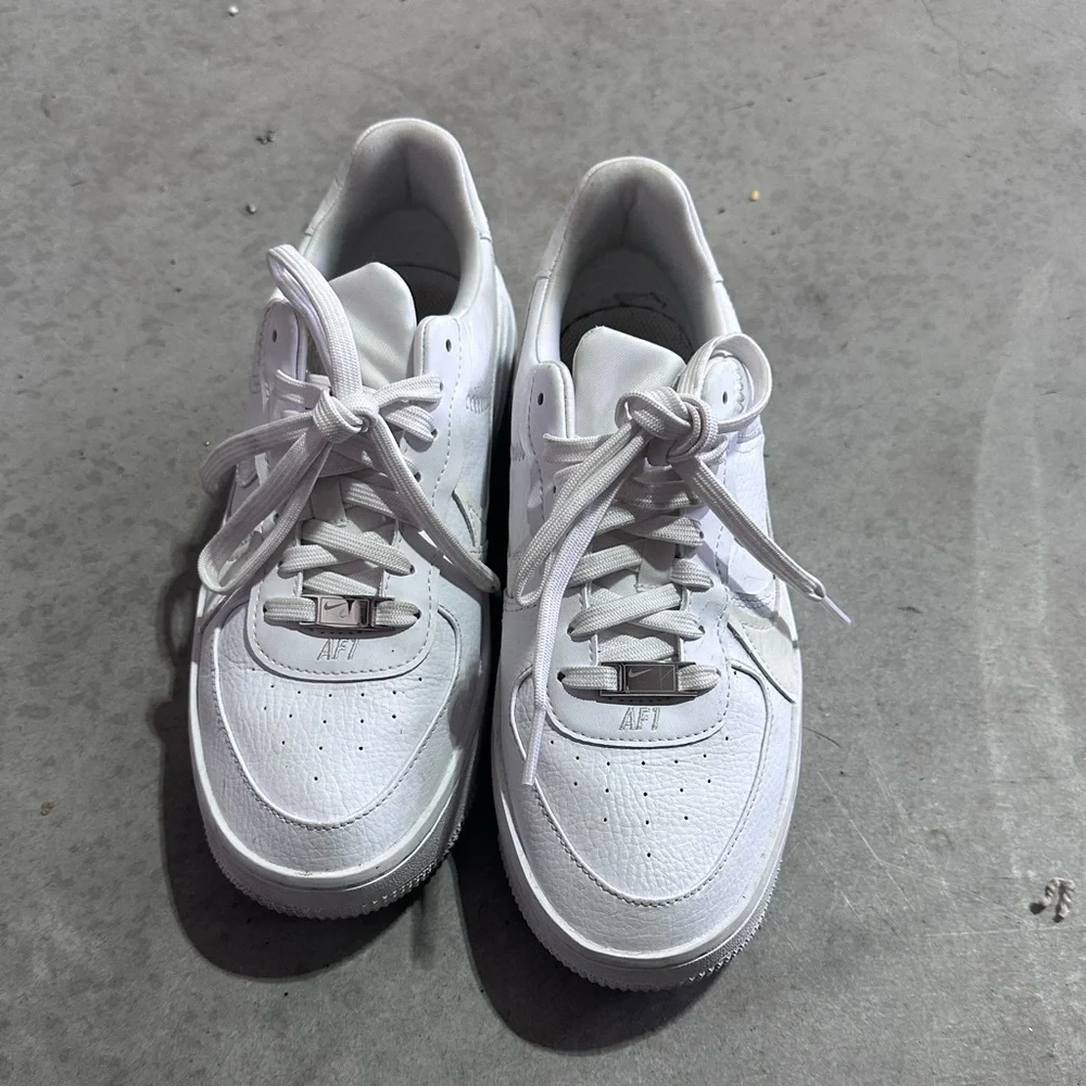 Nike airforce 1 platform white size 7.5 - Picture 6 of 6